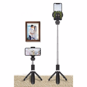 TECH-PROTECT L01S BLUETOOTH SELFIJU NŪJA AR TRIJKĀJI MELNS