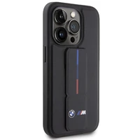 BMW Grip Hot Stamp viedtālruņa apvalks iPhone 15 Pro Max - melns