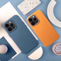 LEATHER MAG COVER viedtālruņa apvalks SAMSUNG S25 PLUS indigo zils