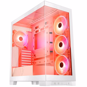 Modecom Volcano SPACE APEX ARGB MIDI Midi Tower balts datora korpuss