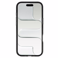 Mirdzošs magnētiskais viedtālruņa apvalks Iphone 17 Air, melns, caurspīdīgs