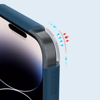 Nillkin Super Frosted Shield Pro Magnētiskais viedtālruņa apvalks iPhone 14 Pro Max ar MagSafe magnētiskais zils