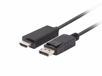 Lanberg CA-DPHD-11CC-0010-BK cable gender changer DisplayPort HDMI melns