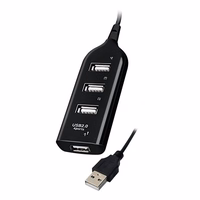 Vakoss TC-234UX centrmezgls USB 2.0 melns