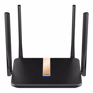 Cudy LT500D bezvadu maršrutētājs Fast Ethernet divjoslu (2.4 GHz / 5 GHz) 4G melns