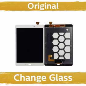 LCD Displejs Saderīgs ar Samsung T550 / T555 Tab A 9.7'' Balts (Renewed: China)