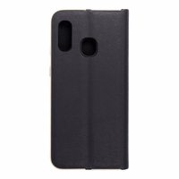 LUNA Book Gold viedtālruņa apvalks SAMSUNG A20e melns