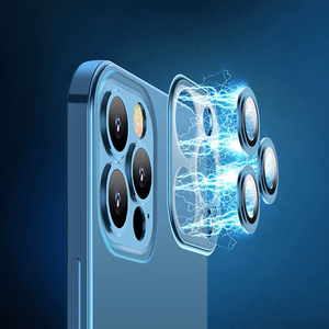 Joyroom Chery Mirror apvalks iPhone 13 Pro metāla rāmis sudraba (JR-BP908 sudraba)