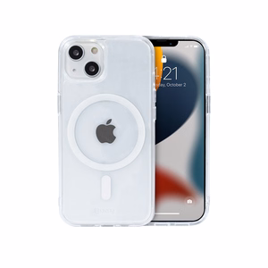 Crong Clear MAG Cover vāciņš ierīcei iPhone 13 Mini, saderīgs ar MagSafe, caurspīdīgs