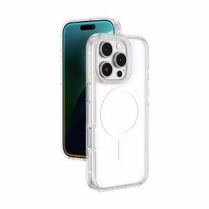 AmazingThing Titan Pro Mag viedtālruņa apvalks ar magnētisko gredzenu iPhone 16 Pro - caurspīdīgs
