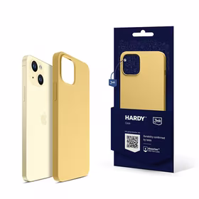 3mk Hardy Silicone MagViedtālruņa apvalks iPhone 15 Plus - dzeltena