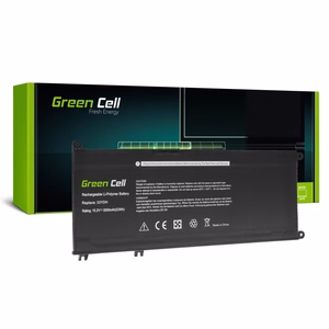 Green Cell Battery 33YDH DE138 для Dell Inspiron G3 3579 3779 G5 5587 G7 7588 7577 7773 7778 7779 7786 Latitude 3380 3480 3490 3590