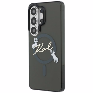Karl Lagerfeld maciņš IML KC Script MagSafe priekš Samsung Galaxy S26 Ultra melns