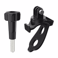 Sunnylife BD892 elastīga silikona lente sporta kamerai (melna)