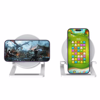 Devia Bluetooth skaļrunis IM-3 ar bezvadu lādētāju 15 W un gaiši baltu krāsu