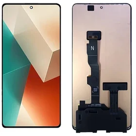 LCD ekrāns Xiaomi Redmi Note 13 5G/Redmi Note 14S ar skārienekrānu melns ORG