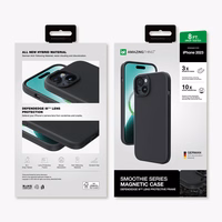 Amazing Thing Smoothie Magsafe apvalks 8FT IP156.7SMBK Iphone 15 Plus melna