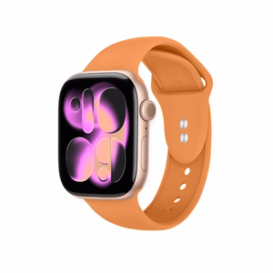 Crong Liquid Apple Watch siksniņa, 38/40/41/42 mm, oranža