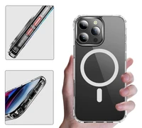 Perfectionists Caurspīdīgs magnētiskais futrālis Apple iPhone 11, caurspīdīgs