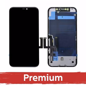 LCD Displejs Saderīgs ar iPhone 11 Melns (INCELL ar metal plate / Premium) /*Removable IC*/