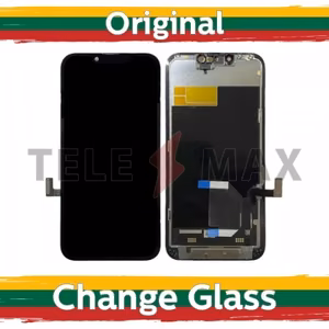 LCD Displejs Saderīgs ar iPhone 13 Melns (Renewed: Telemax)