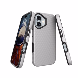 Чехол Perfectionists Triangle Mag для iPhone 15 серебристый