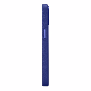 iCarer Litchi Premium ādas viedtālruņa apvalks iPhone 14 Plus Magnētiskais ādas apvalks ar MagSafe Tumši zils (WMI14220711-DB)