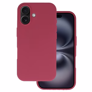 Viedtālruņa apvalks Silicone Lite Case iPhone 16 bordo