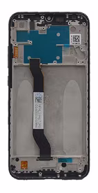 LCD screen Xiaomi Redmi Note 8/Note 8 2021 ar touch screen ar frame Melns original (service pack)
