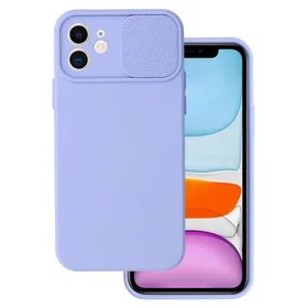 Viedtālruņa apvalks Camshield Soft Iphone 11 ar gaiši violetu krāsu