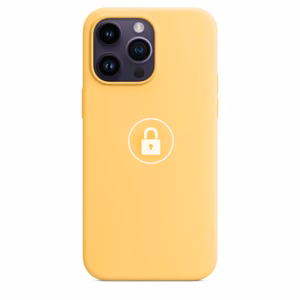 Phone Maciņš "Silicone Maciņš v2" priekš iPhone 14 Pro / Sunglow / in package