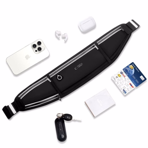 Tech-Protect M3 universālā sporta jostas soma - melna