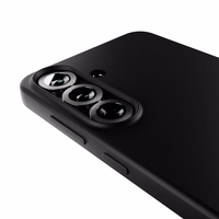 Puro Icon silikona viedtālruņa apvalks Samsung Galaxy S25 - melns