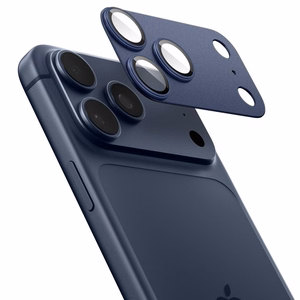 Spigen Optik Pro XL Защитное стекло для камеры iPhone 17 Pro Max - тёмно-синий