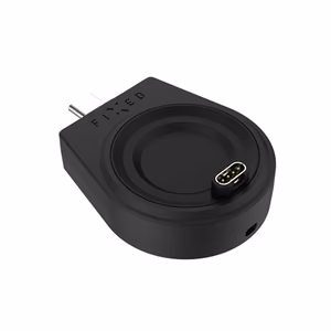 FIXED FIXDW-GA-BK – USB-C uzlādes adapteris Garmin Fenix 5/6/7/7X/8, Epix, Venu 2/3/3S un Vívoactive 3/4/5
