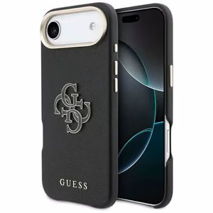 Guess case for iPhone 17 Air GUHCP17M5PS4RGGK (PU FW Resin Logo) black