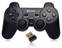 Vakoss GP-3925BK Gaming Controller melns RF Gamepad Analogue / Digital PC, Playstation 3