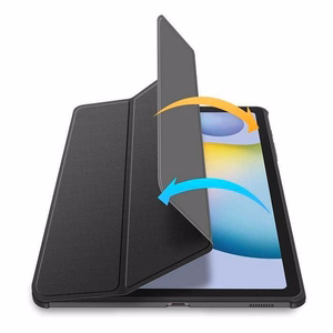 DUX DUCIS apvalks TOBY ar zīmuļa turētāju SAMSUNG Tab S6 Lite (P610/P613/P615/P619) melns