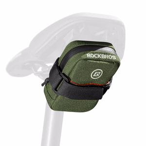 Rockbros F006 velosipēda sēdekļa soma 0.35 l - zaļa