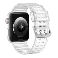 Siksniņa Triple Protection Apple Watch 38 / 40 / 41 mm aproce – caurspīdīga