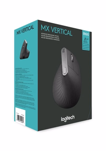 Logitech MX Vertical Advanced ergonomiskā pele RF bezvadu+Bluetooth optiskā 4000 DPI labročiem