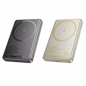 Portatīvais lādētājs saderīgs ar MagSafe Hoco 10000 mAh QC PD 2A 20W Q26A metāla pelēka