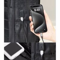 Vention KRK 20l ūdensnecaurlaidīga klēpjdatora mugursoma, melna