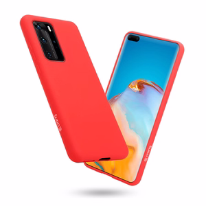 Crong Color Cover vāciņš ierīcei Huawei P40 Pro, sarkans