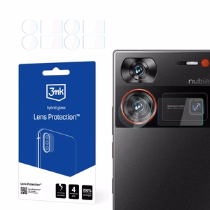 3mk Lens Protection™ hibrīda kameras stikls Nubia Z60 Ultra tālrunim