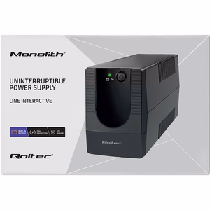 Qoltec 53774 nepārtrauktas barošanas avots (UPS) Line-Interactive 1 kVA 600 W 1 AC ligzda