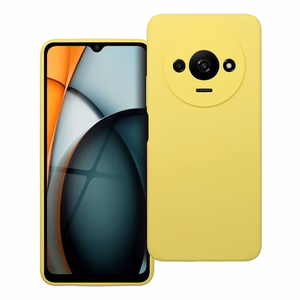 Silikona viedtālruņa apvalks 2mm XIAOMI REDMI A3 4G citrondzeltens