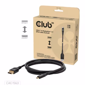 USB-C uz DP kabelis 2m CAC-1563 Club3D