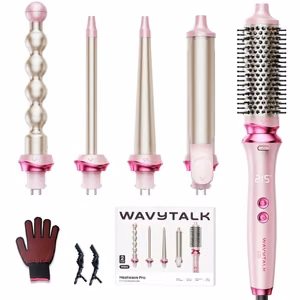 Hair styling comb Wavytalk Heatwave Pro pink