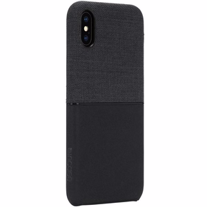 Incase Textured Snap vāciņš ierīcei iPhone XS Max, melns